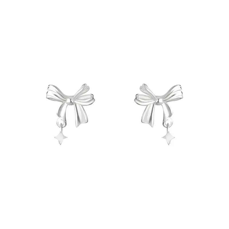 BKBU 999 Fine Silver Stud Earrings Unisex-0