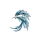 Blue (Silver Base)