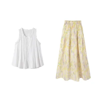 Udon House Two Piece Skirt Sets Women's Set