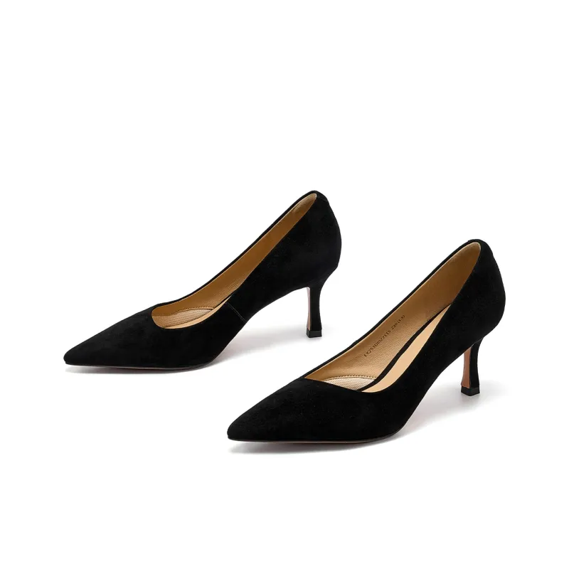 ELLE High Heels 7cm Women's Black-2