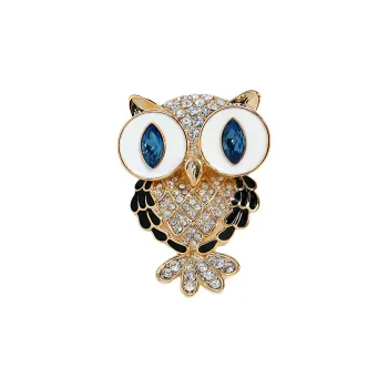 NIGHT RIDER DRIGINAL Gold Plated Copper Brooches Unisex