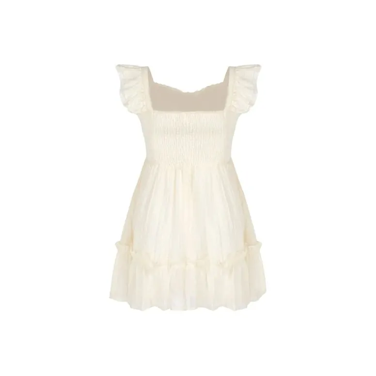 DOSOHEB Short Sleeved Dress Women's-1