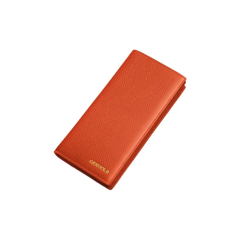 Gorora Top Grain Cow Leather Wallet Regular Women's Multicolor-8