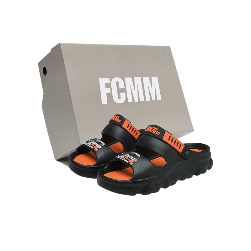 FCMM Beach Sandals Men Black/Khaki/White-0
