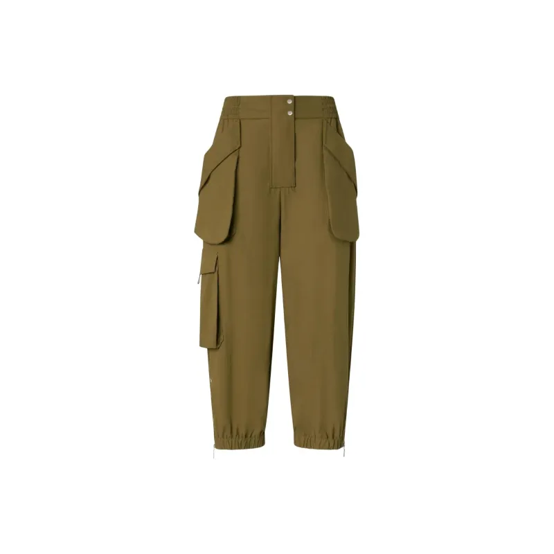 PINKO Cropped Cargo Pants-1