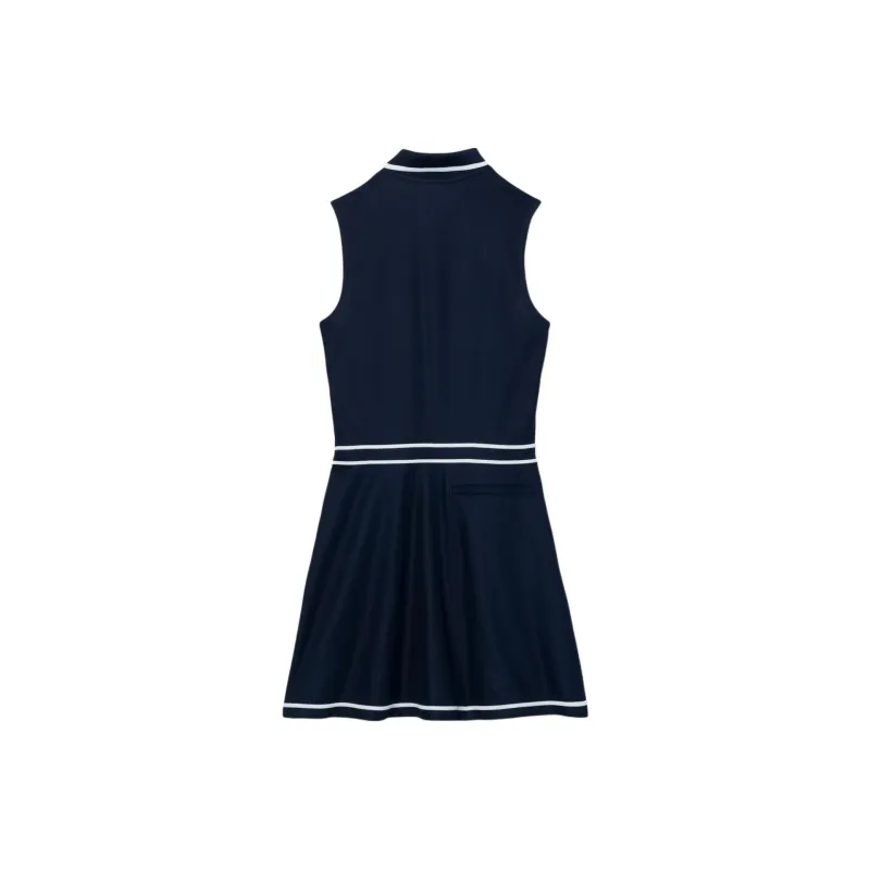 LACOSTE Sleeveless Dress Women's Marine Blue-1