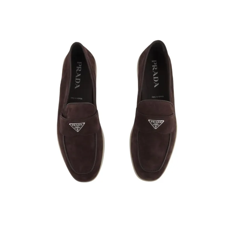 PRADA Loafers Men Brown-4