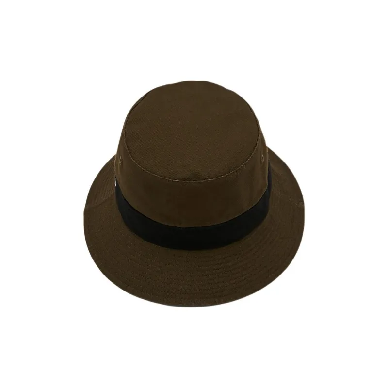 LACOSTE Cotton, Twill, Canvas Bucket Hats Men's Brown-2