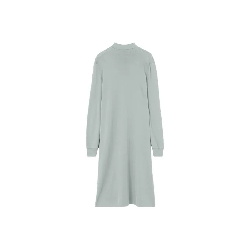 Loro Piana SS25 Long Sleeved Dress Women's Lake Water-1