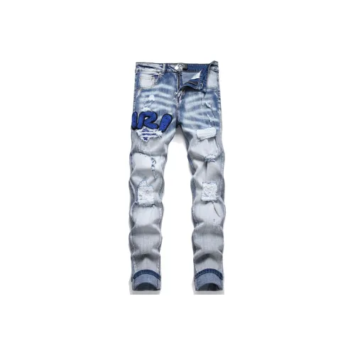 Three blessings Jeans Men Blue
