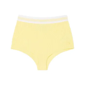 LACOSTE Casual Shorts Women's Yellow