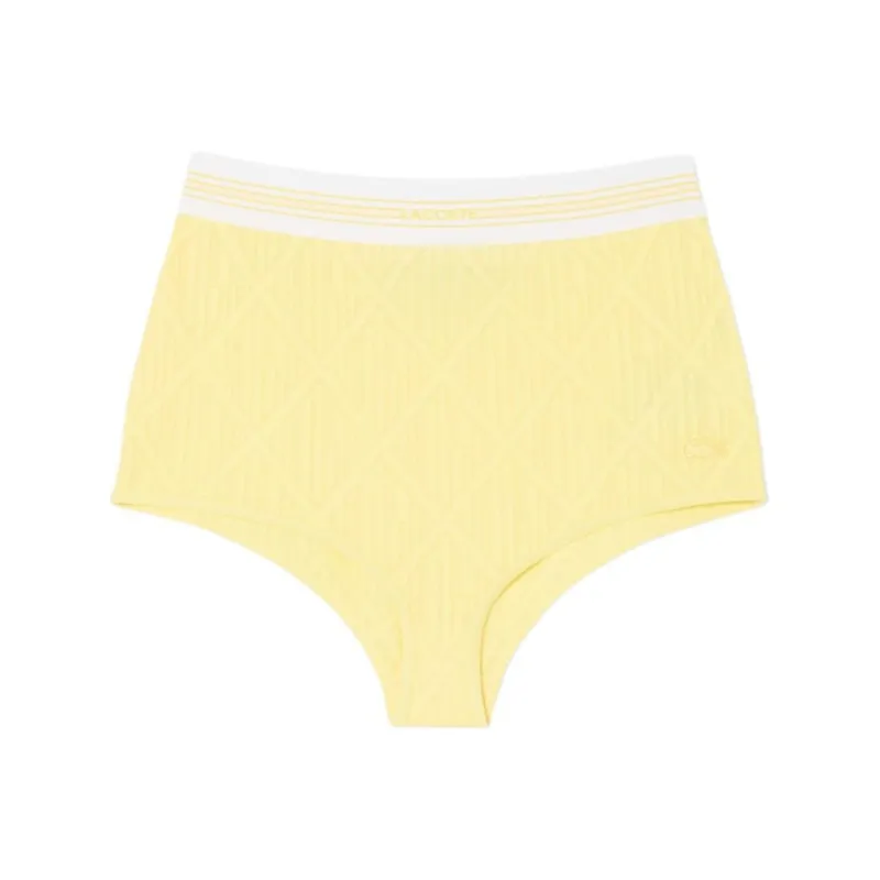 LACOSTE Casual Shorts Women's Yellow-0