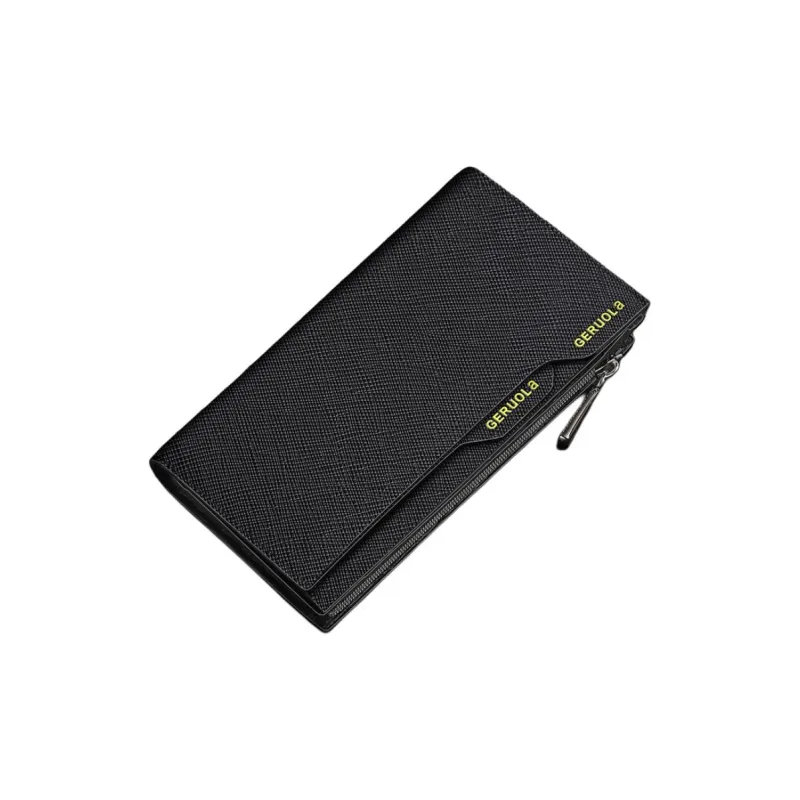 Gorora Top Grain Cow Leather Business Wallet Regular Men's Multicolor-5