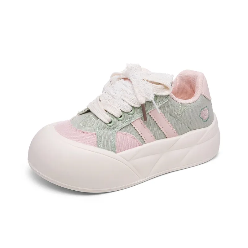 Lovely You Wear resistant And Lightweight Low Top Skateboard Shoes Women's-25