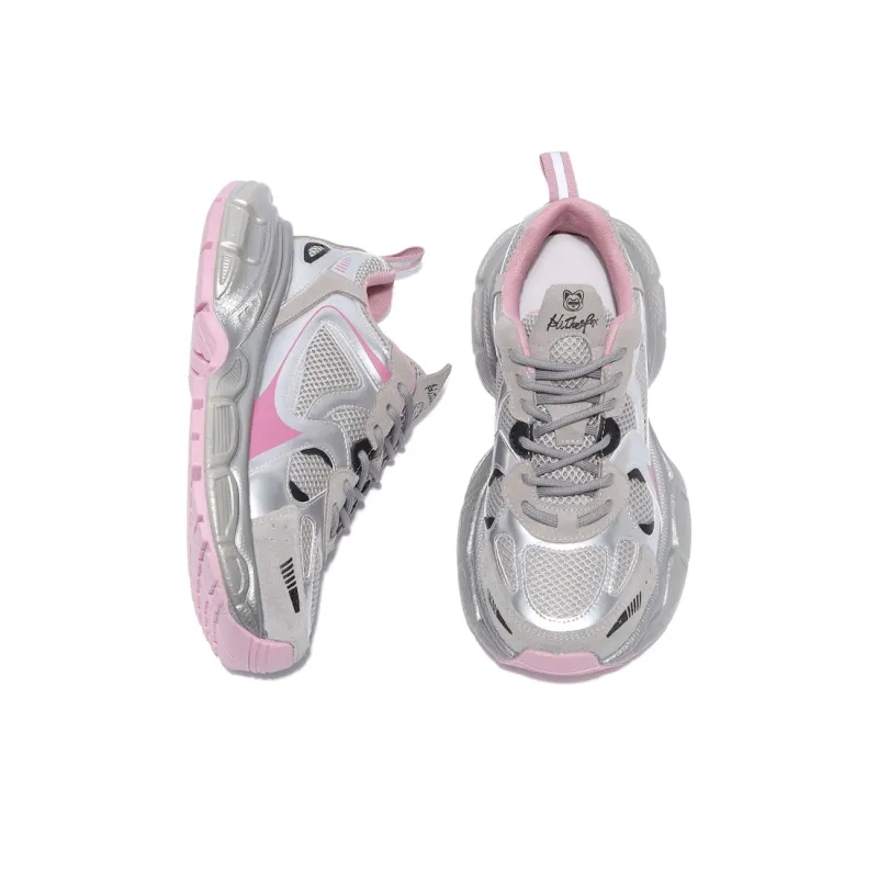 ALI THE FOX Breathable And Lightweight Low Top Chunky Sneakers Women's-7