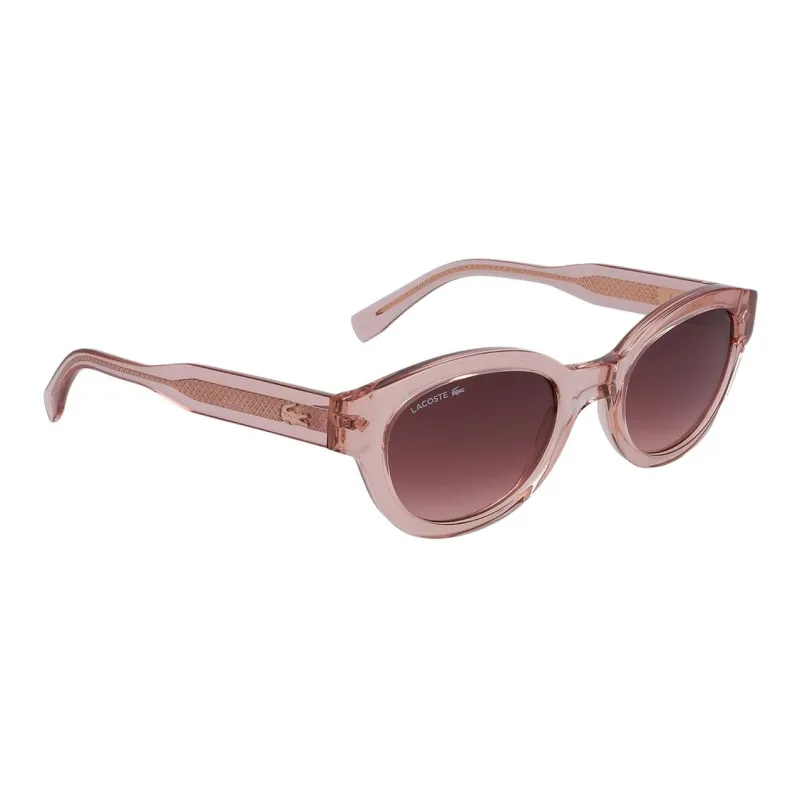 LACOSTE Plastic Resin Irregular Shape Sunglasses Women's Pink-1