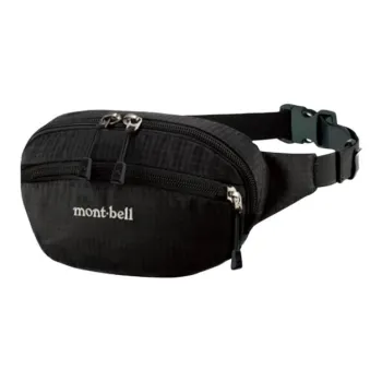 MONTBELL Nylon Fanny Pack Small Size Unisex Black