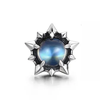 ZWU 925 Sterling Silver Stud Earrings Unisex