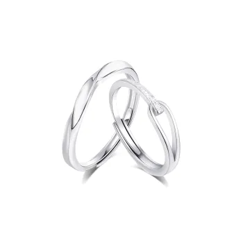 KUMET Sterling Silver Rings Unisex