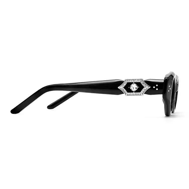 BOELEO Plate Frame Cat Eye Sunglasses Unisex-3