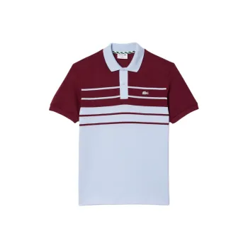 LACOSTE Polo Shirt Men's Bordeaux Red