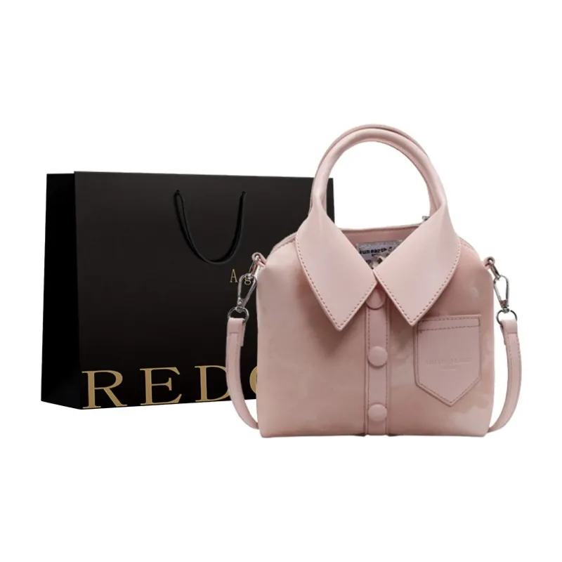 REDOO PU Handbag Women's Ecru/Pink/Silver/Black/White & Khaki-2