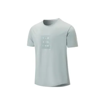 XTEP T Shirt Men's Wolf Smoke Gray