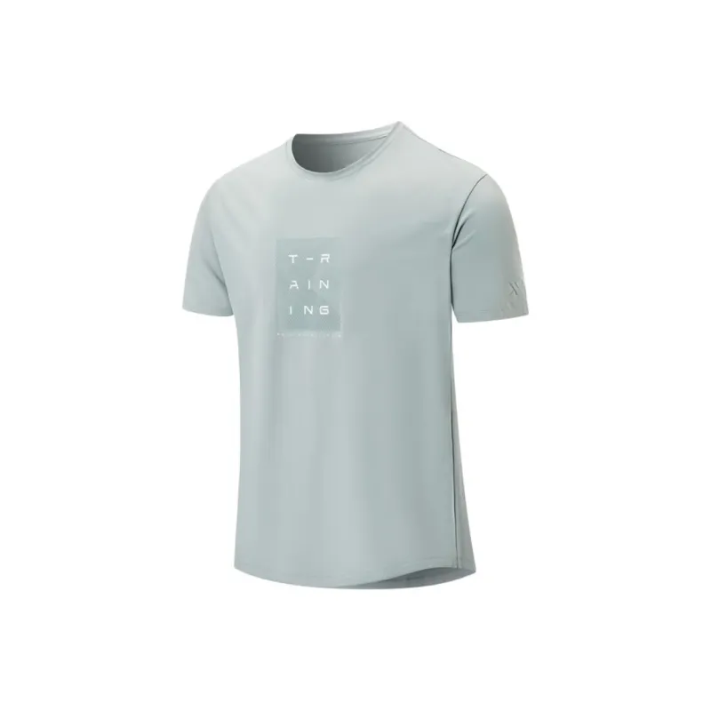 XTEP T Shirt Men's Wolf Smoke Gray-0