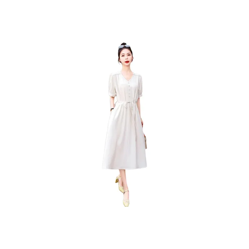 TEME Short Sleeved Dress Women's-4