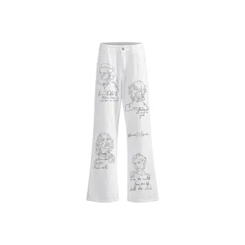 BLANC & ECLARE Jeans Unisex White