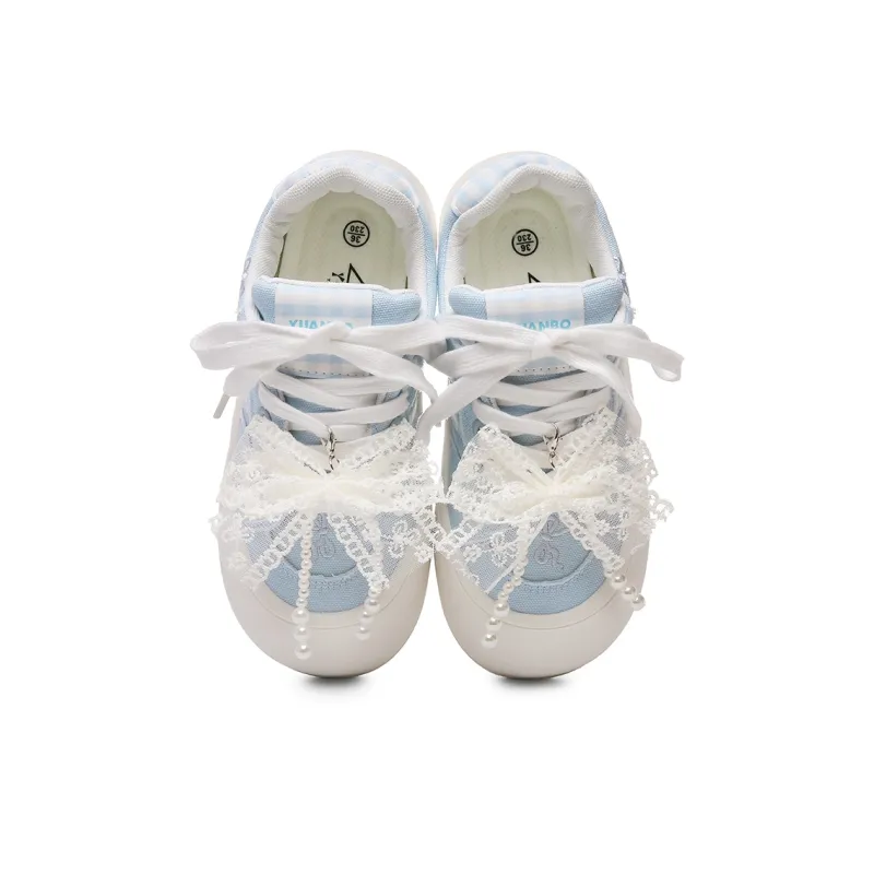 Lovely You Wear resistant And Lightweight Low Top Skateboard Shoes Women's-3
