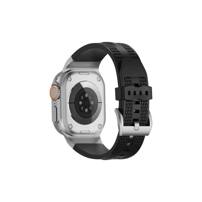 KVZUVUU Apple Compatibility Watch Band Silicone Material-1