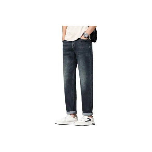 Tonlion Jeans Unisex Blue Gray