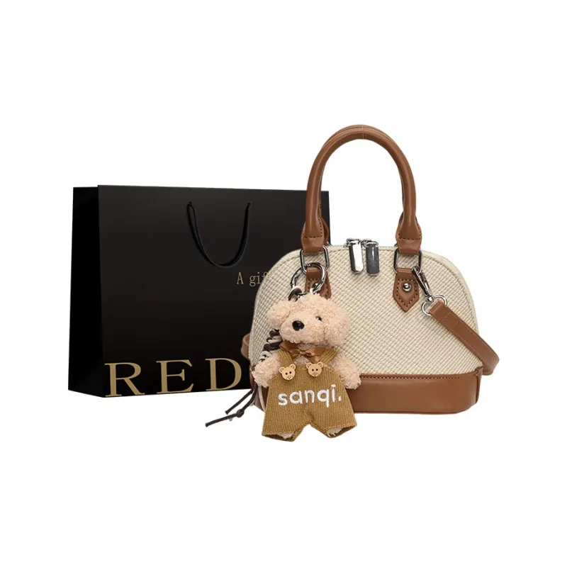 REDOO PU Handbag Women's Beige/Pink/Black/Brown/Khaki-6