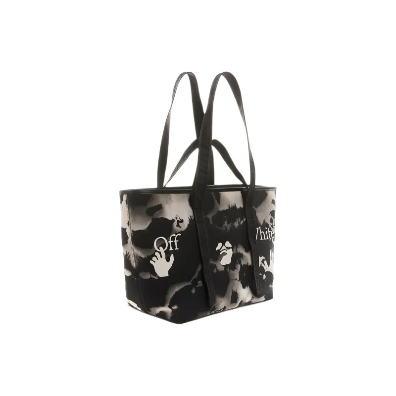 OFF WHITE Small Commercial Tote 'Black/Beige'-1