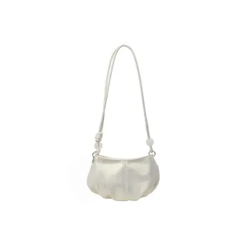 TOUTSEUL YOLO PU Shoulder Bag Women's Pearl White/Pearl Pink/Silver/Black