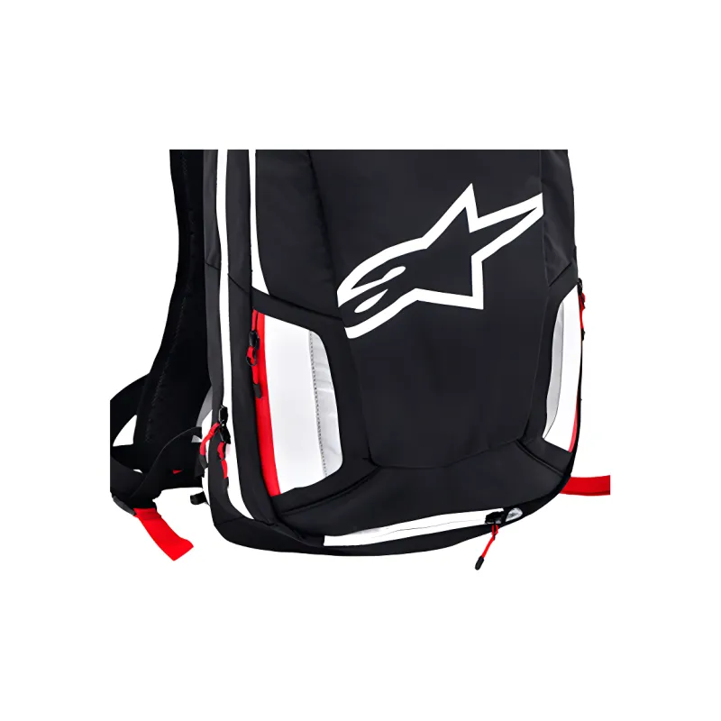 ALPINESTARS Polyester Backpack Regular Unisex Black White Red-2