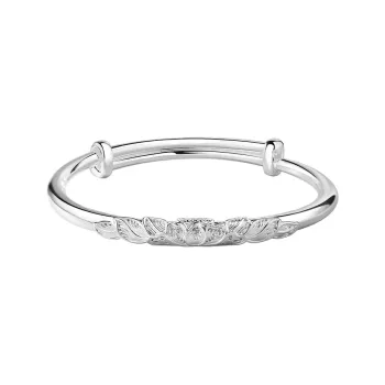 Silver Place 999 Fine Silver Bangles Women's