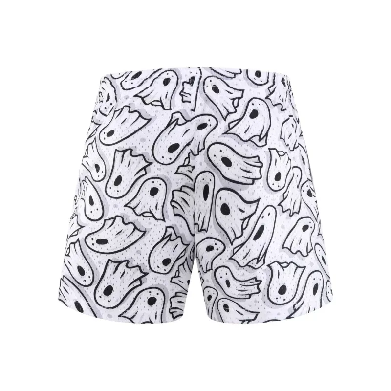 KPADB Basketball Shorts Unisex White-1