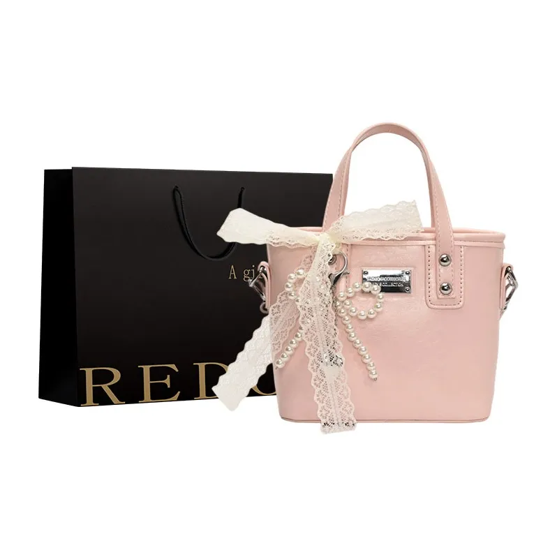 REDOO PU Handbag Women's Ecru/Pink/Blue/Black/Red-2