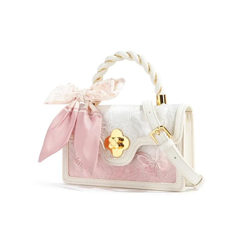 MACKJANICE PU Shoulder Bag, Crossbody Bag, Handbag Women's Butterfly Gradient-1