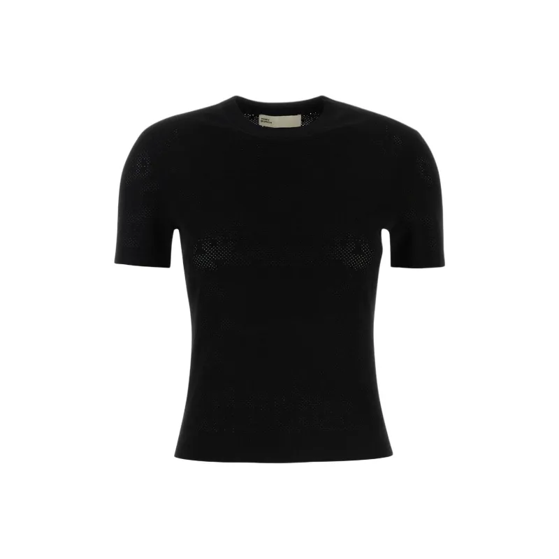 TORY BURCH Perforated knit Top-0
