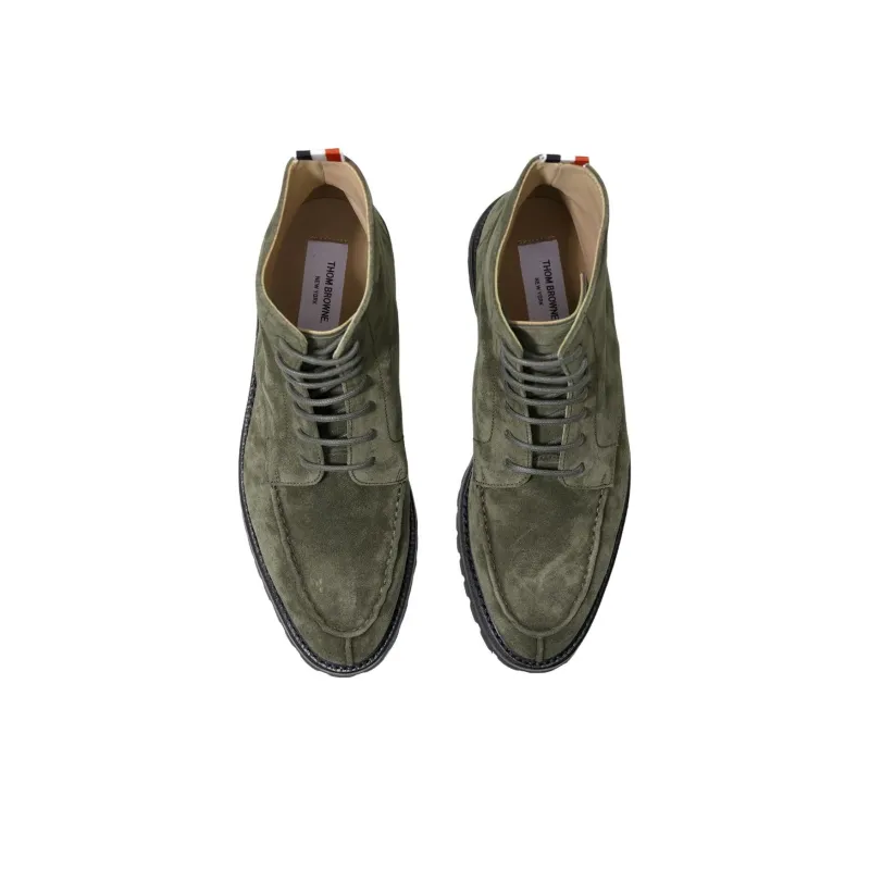 THOM BROWNE· Ankle Boots Men's Green-4