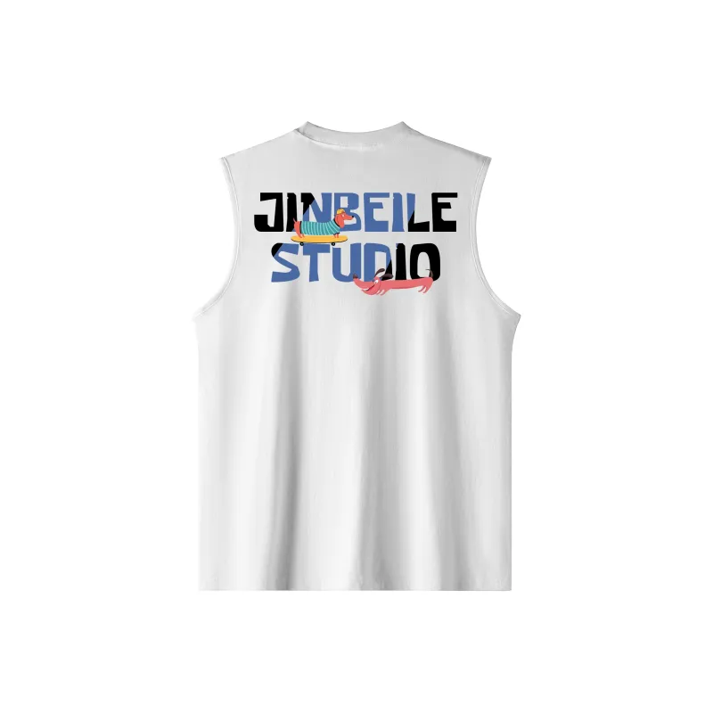 JINBEILE Tank Tops Unisex-4