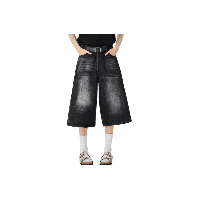 R.super Denim Shorts Unisex-0