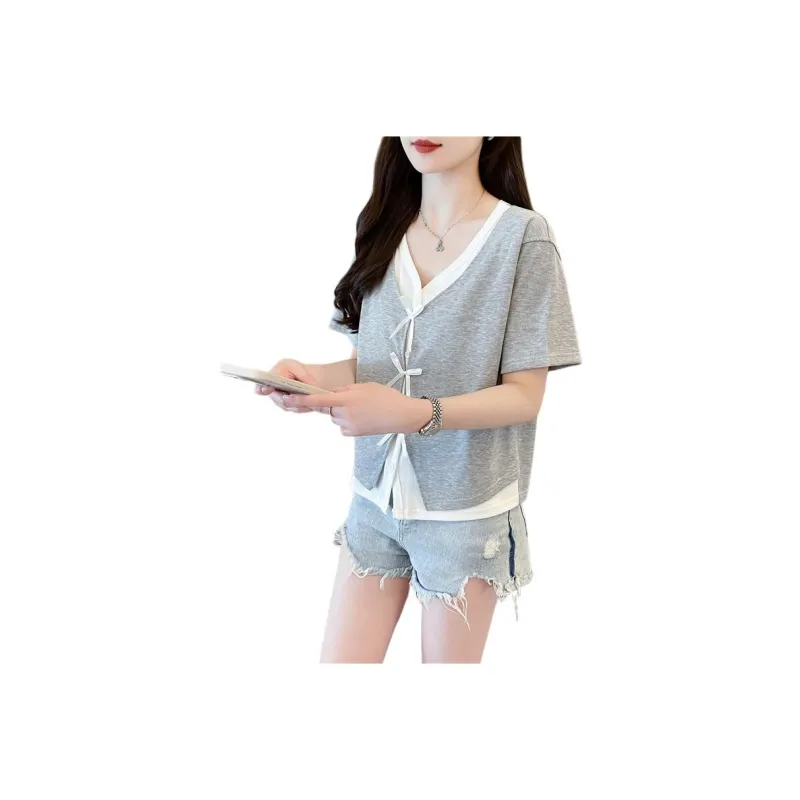 Flowers In Water T Shirt Women's-5