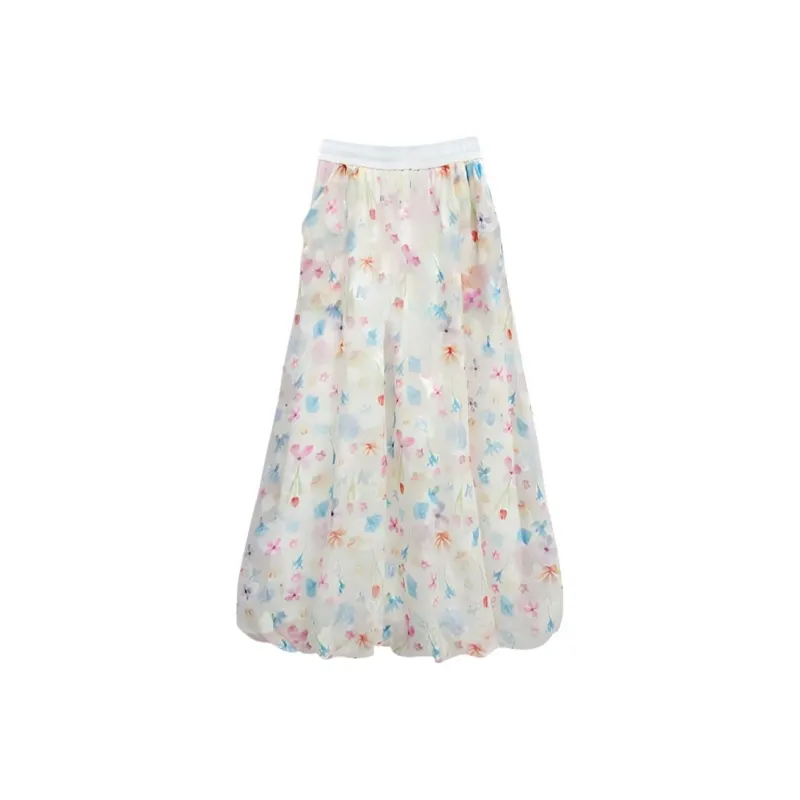 GOSO Casual Long Skirts Women's Multicolor-1