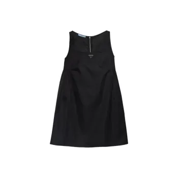 PRADA Triangle logo Mini Dress