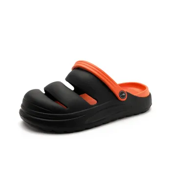 DOUBLE STAR 88 Abrasion Resistant Slip Resistant Closed Toe Slippers Men's Black