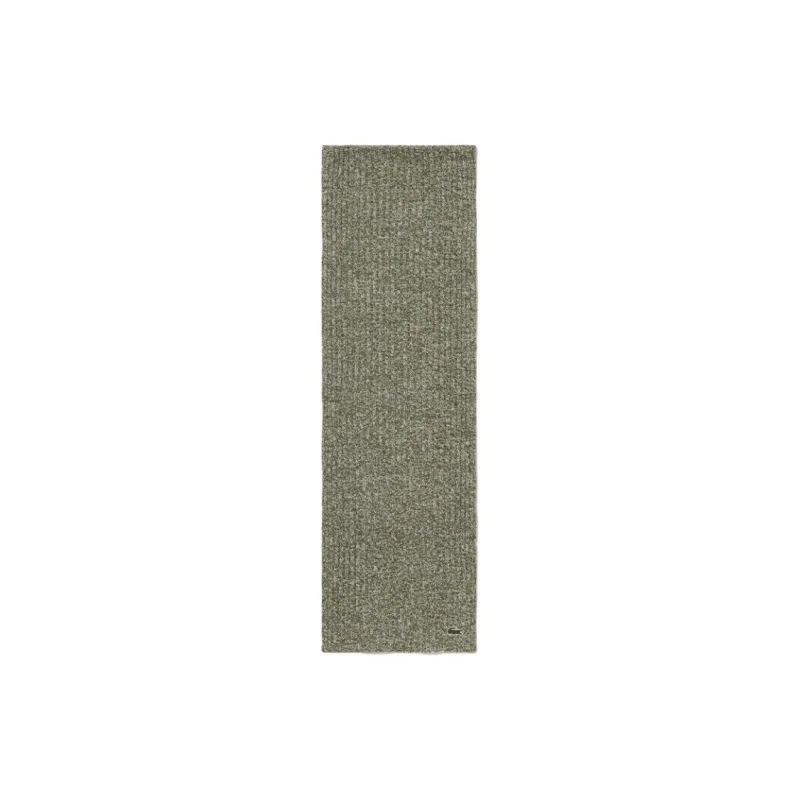 LACOSTE Wool, Acrylic Knit Scarves Men's Khaki Olive-1